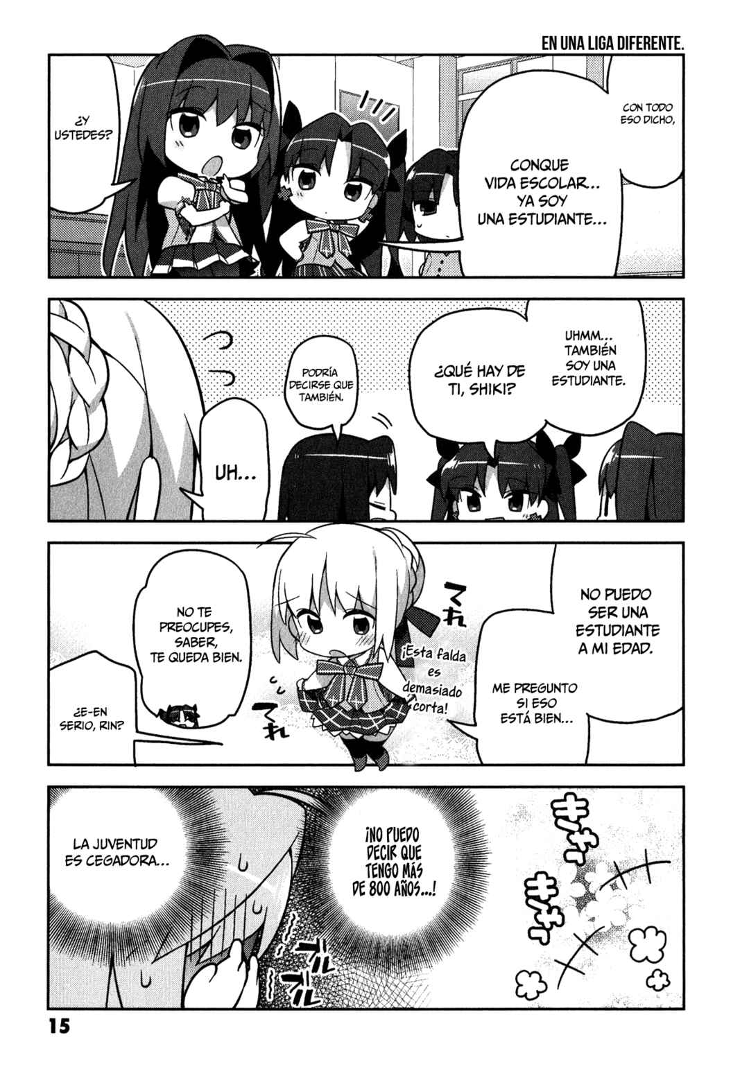 Type-Moon Gakuen - Chibi Chuki! Chapter 1 - Page 19