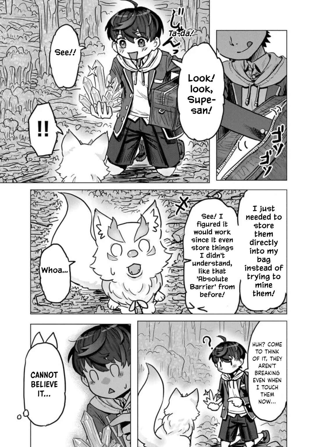 Kaban no Yuusha no Isekai Nonbiri Tabi ~Jitsuwa "Kaban" wa nani demo Kyuushuu Dekirushi, Nihon kara nandemo Toriyose ga Dekiru Cheat bukideshita~ Chapter 4 - Page 13