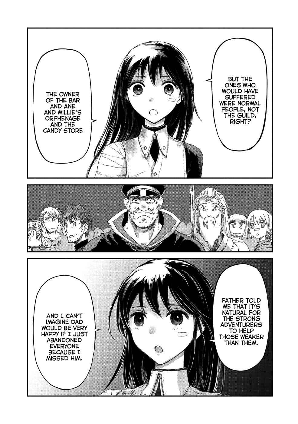 Boukensha ni Naritai to Miyako ni Deteitta Musume ga S-Rank ni Natteta: Kurokami no Ikusaotome Chapter 9 - Page 35