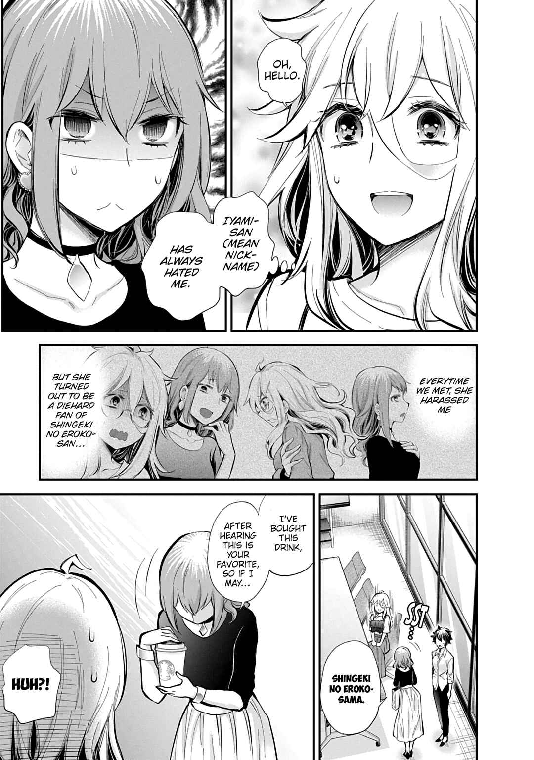 Shingeki no Eroko-san: Hen na Oneesan wa Danshi Kousei to Nakayoku Naritai Chapter 57 - Page 10