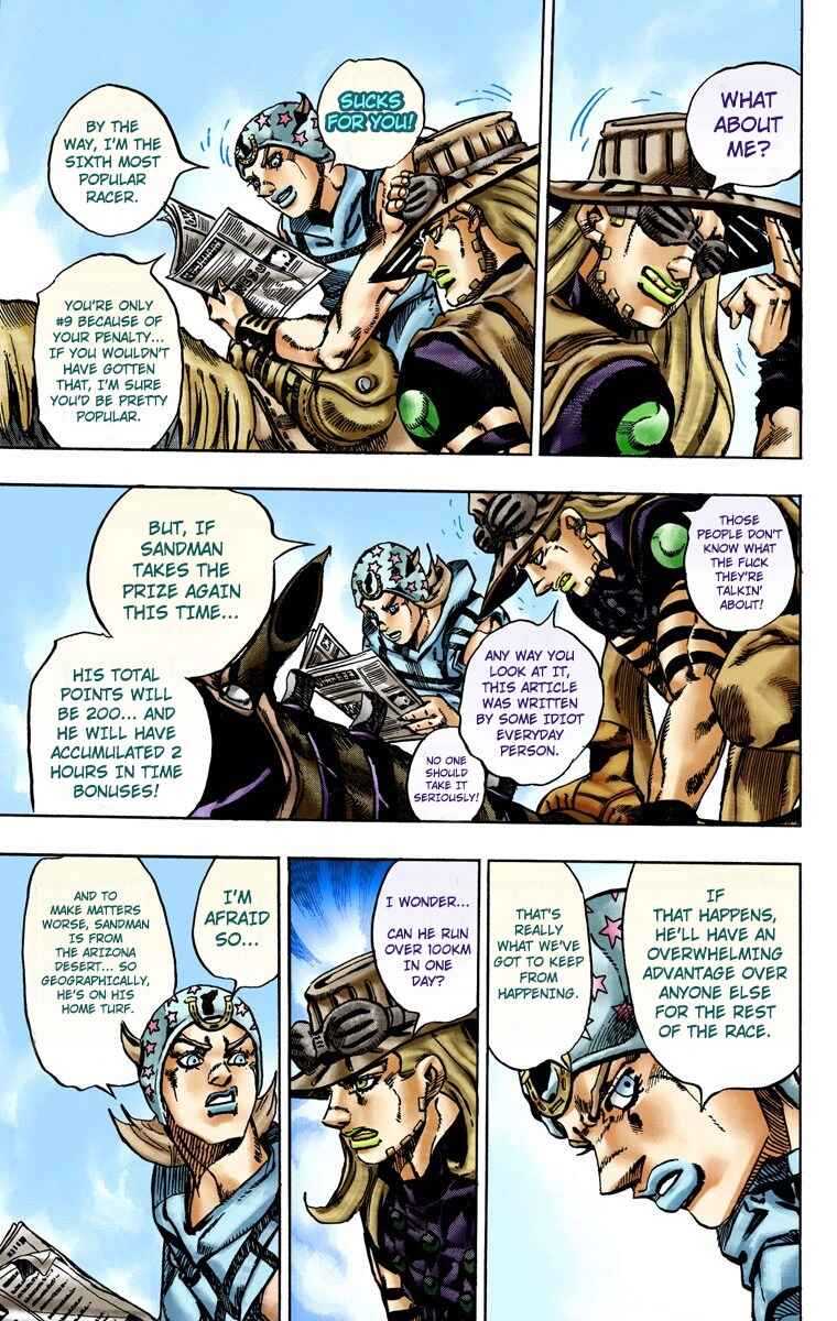 JoJo no Kimyou na Bouken: Part 7 - Steel Ball Run Color-ban Chapter 13 - Page 18