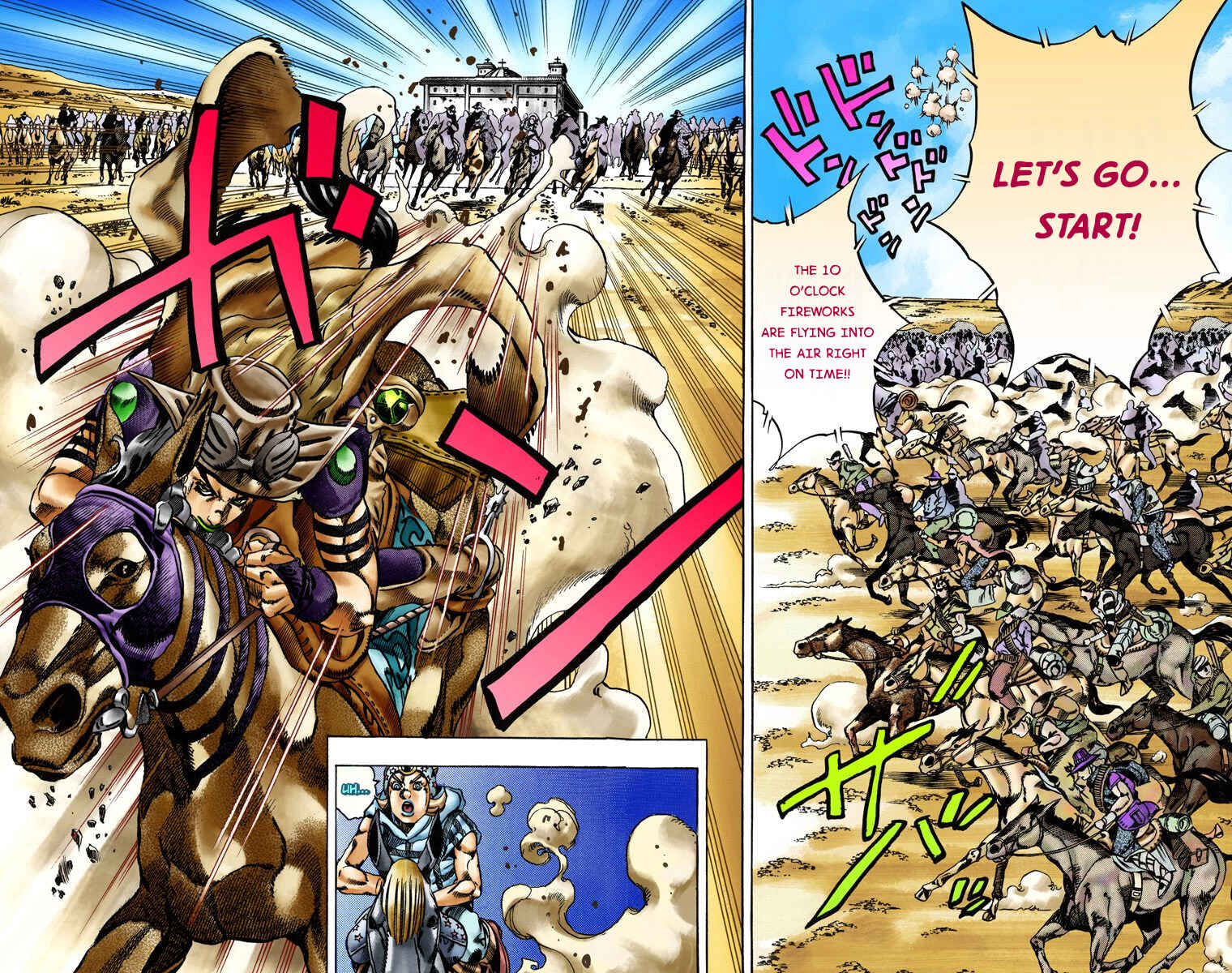 JoJo no Kimyou na Bouken: Part 7 - Steel Ball Run Color-ban Chapter 13 - Page 23