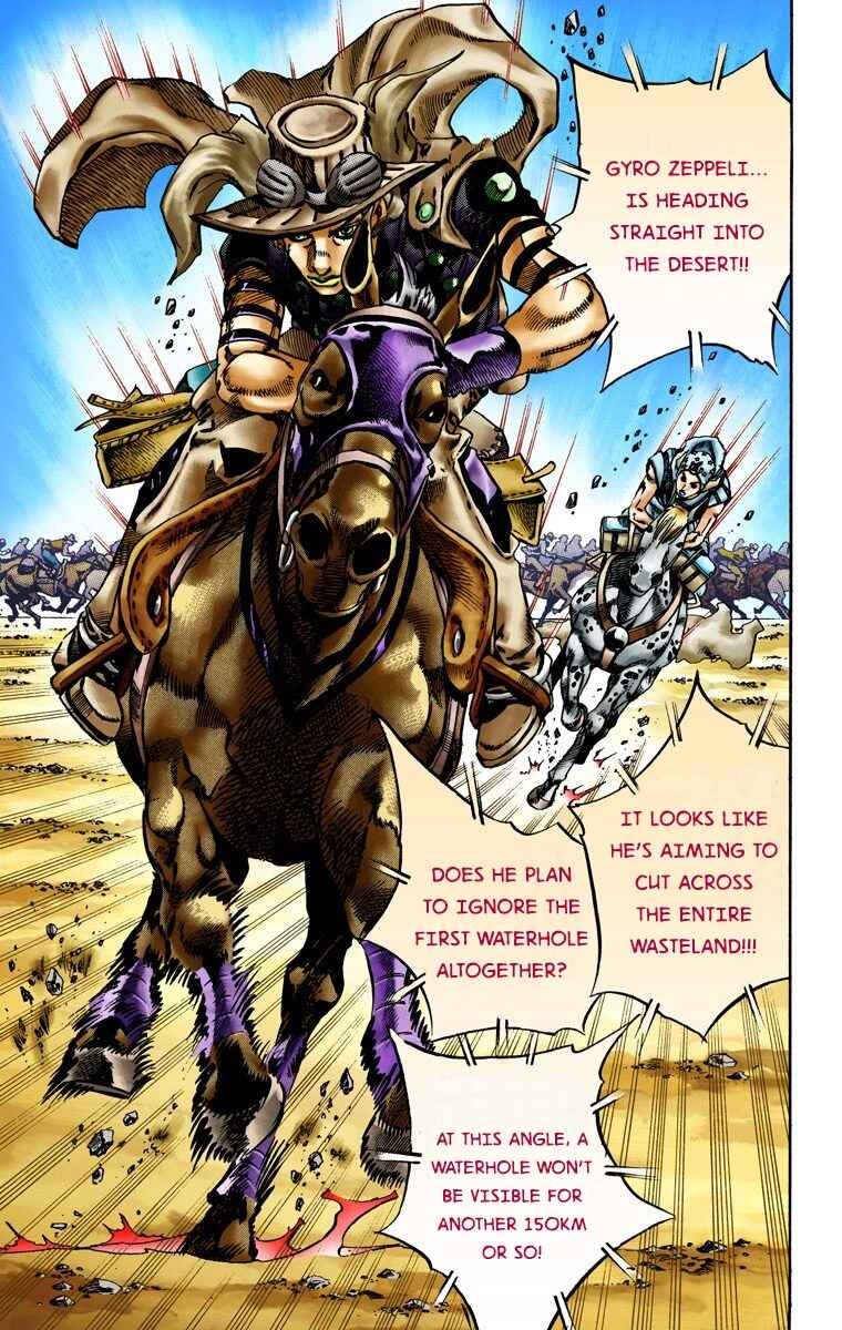 JoJo no Kimyou na Bouken: Part 7 - Steel Ball Run Color-ban Chapter 13 - Page 26