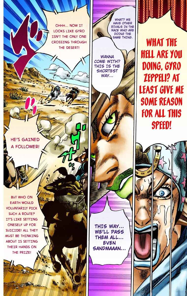JoJo no Kimyou na Bouken: Part 7 - Steel Ball Run Color-ban Chapter 13 - Page 27