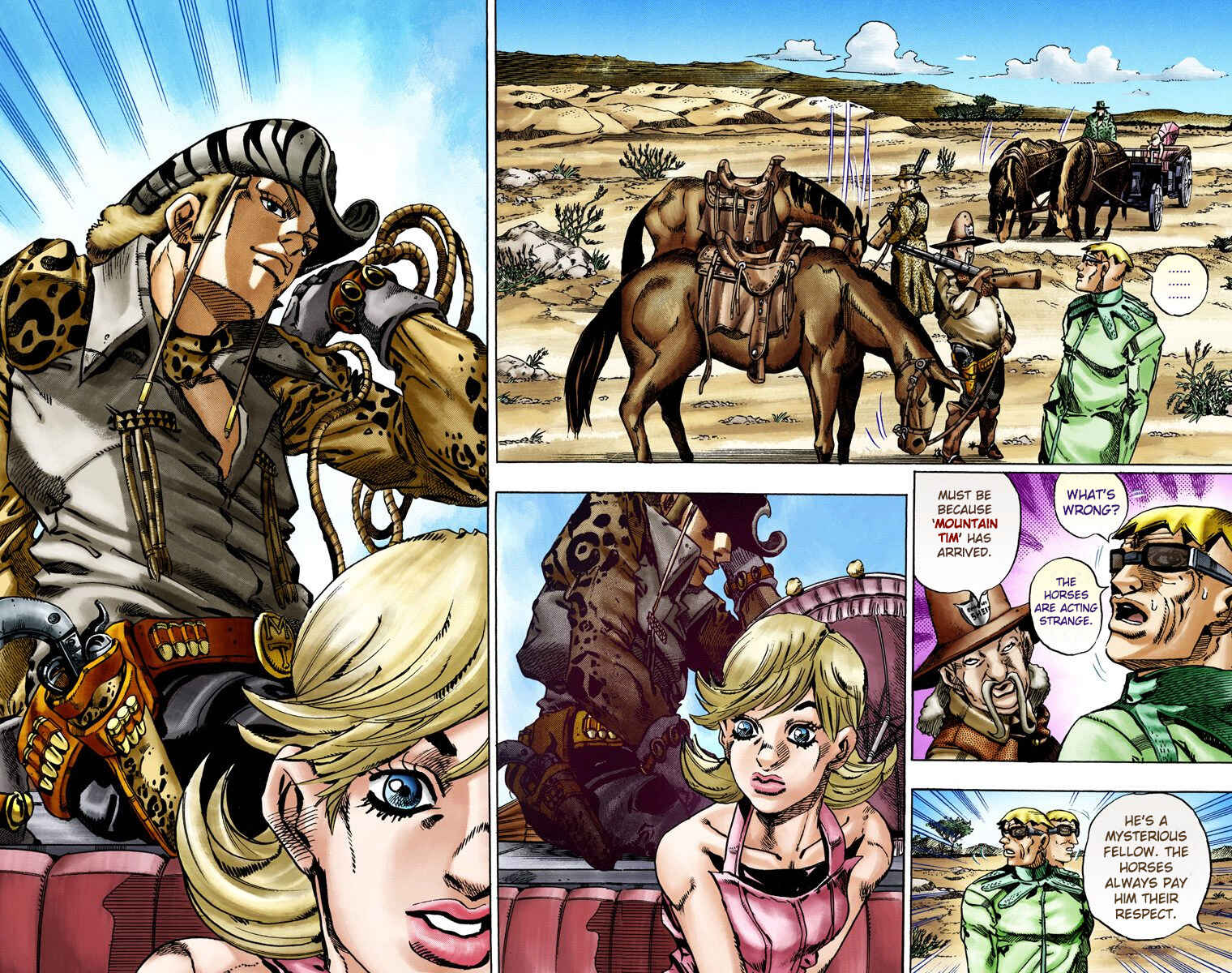 JoJo no Kimyou na Bouken: Part 7 - Steel Ball Run Color-ban Chapter 13 - Page 5