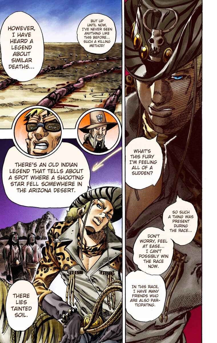 JoJo no Kimyou na Bouken: Part 7 - Steel Ball Run Color-ban Chapter 13 - Page 9