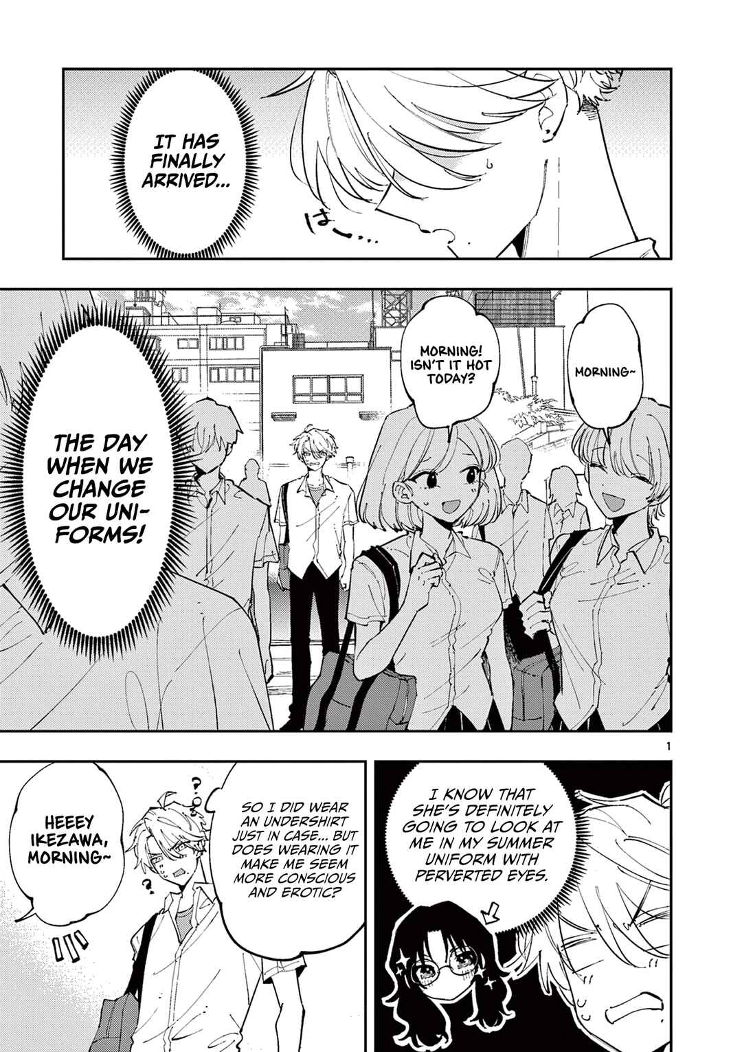 Tonari no Seki no Yatsu ga Souiu Me de Mitekuru Chapter 8 - Page 1