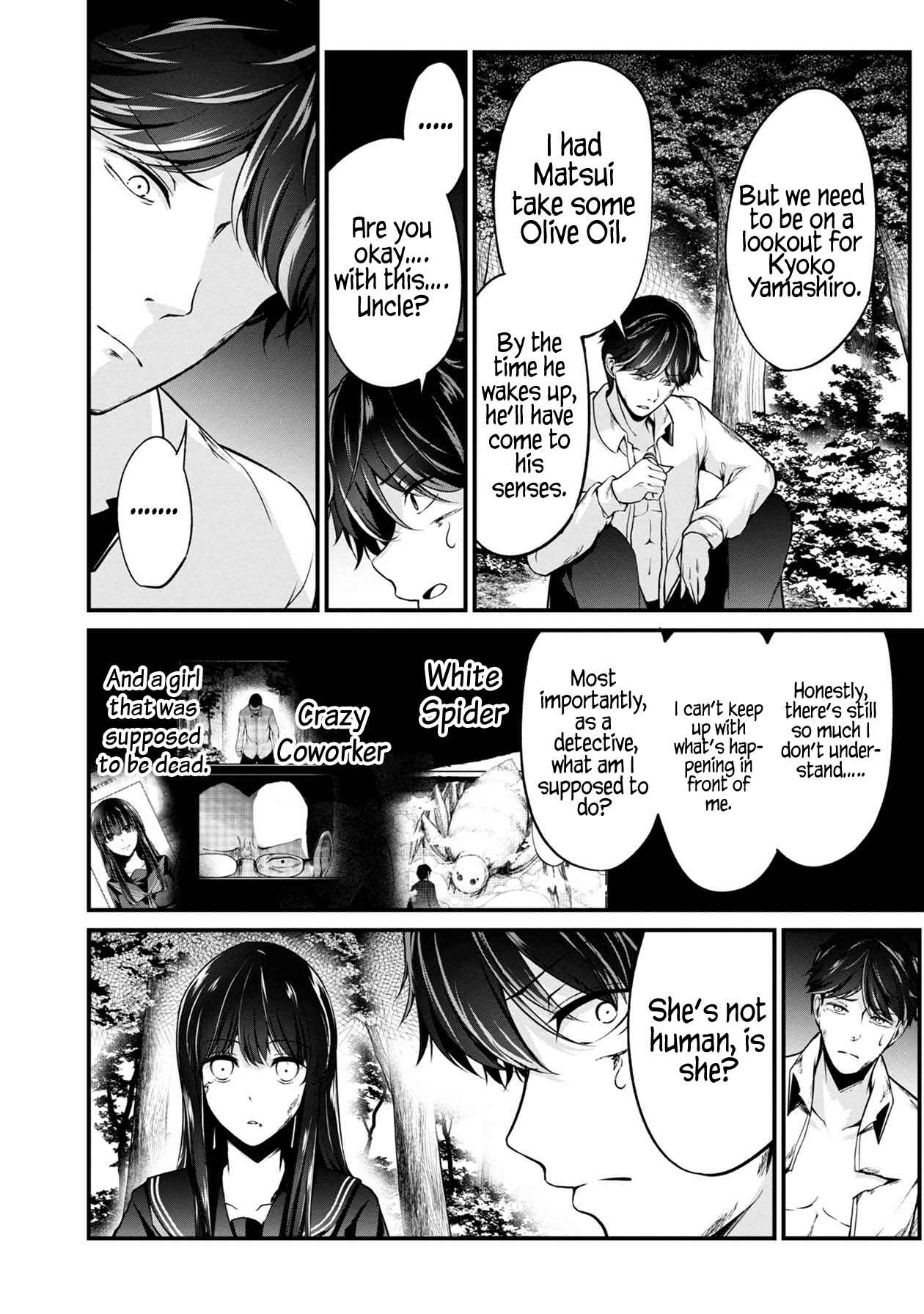 Namae no nai Kaibutsu - Kumo to Shoujo to Ryoki Satsujin Chapter 32 - Page 21