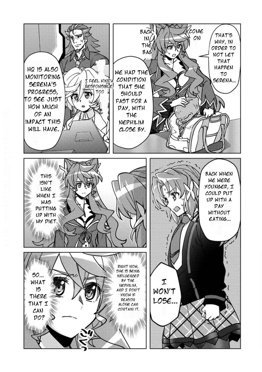 Senki Kanshoku Symphogear ~Shirabemeshi~ Chapter 40 - Page 8