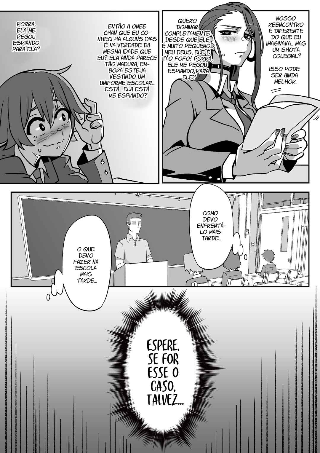 Something Naughty Would Happen If They Knew Each Other's Thoughts Chapter 2 - Page 3