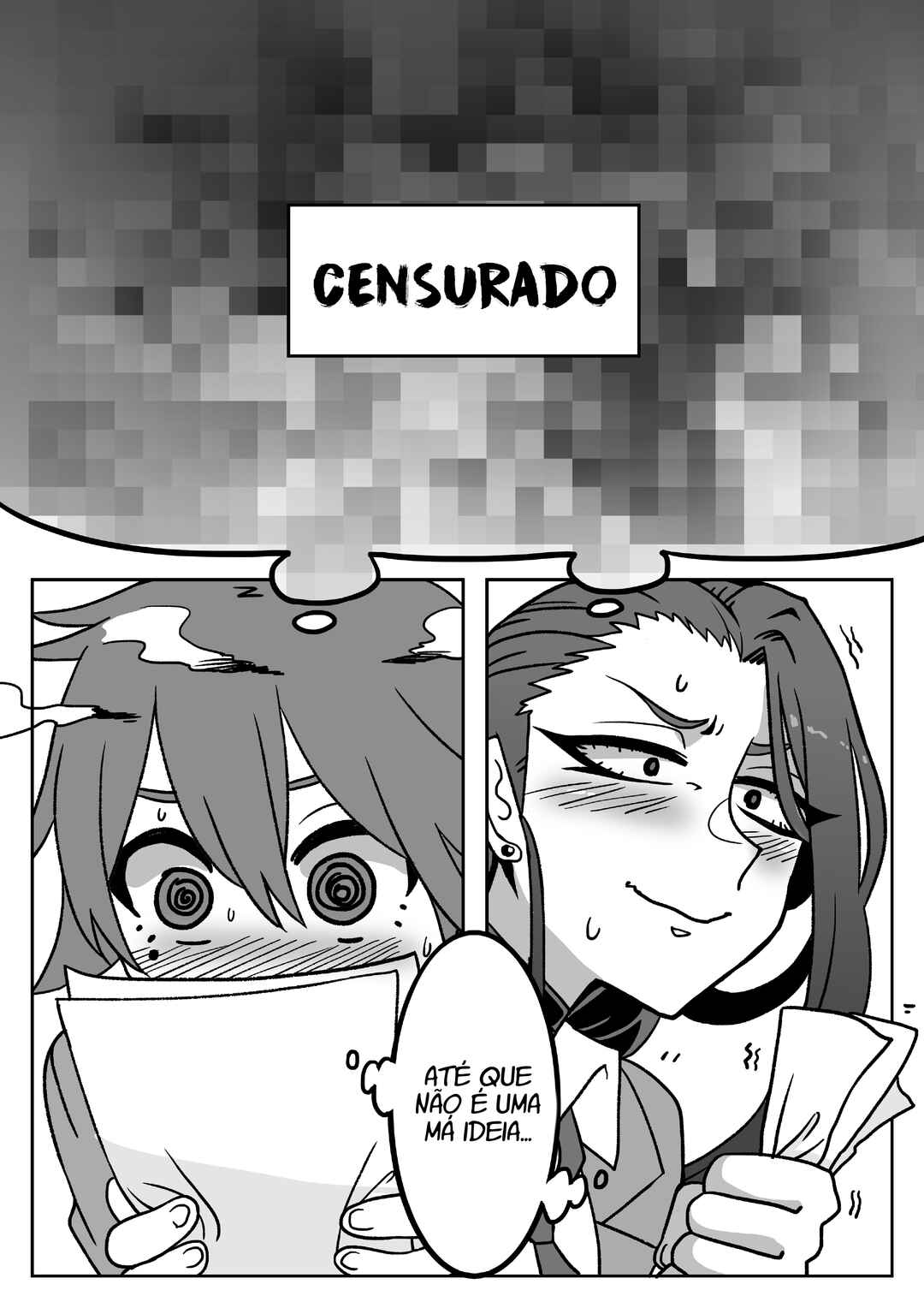Something Naughty Would Happen If They Knew Each Other's Thoughts Chapter 2 - Page 8