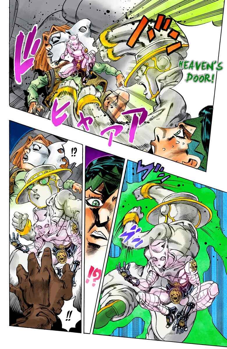 JoJo no Kimyou na Bouken: Part 4 - Diamond wa Kudakenai Color-ban Chapter 155 - Page 10