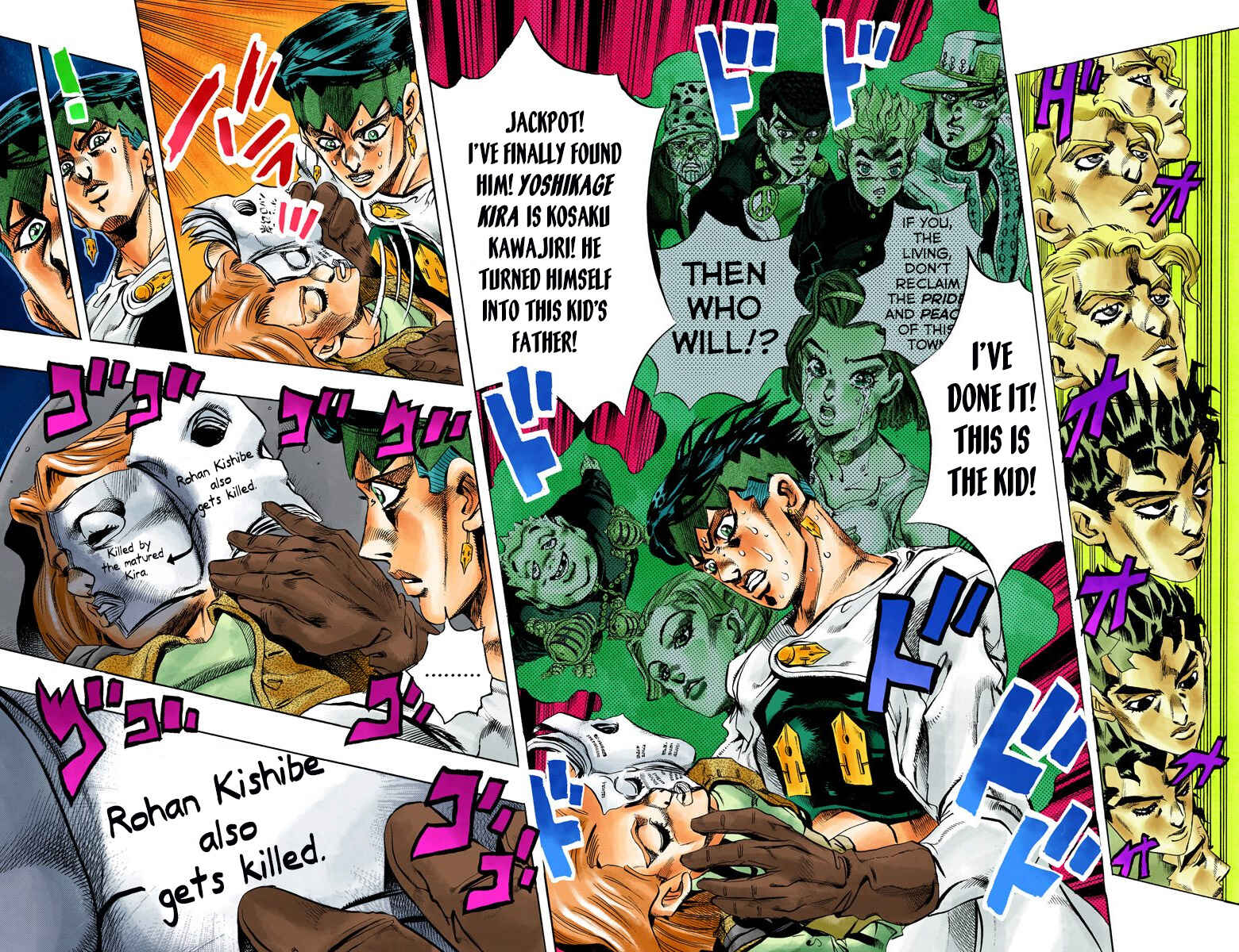 JoJo no Kimyou na Bouken: Part 4 - Diamond wa Kudakenai Color-ban Chapter 155 - Page 7