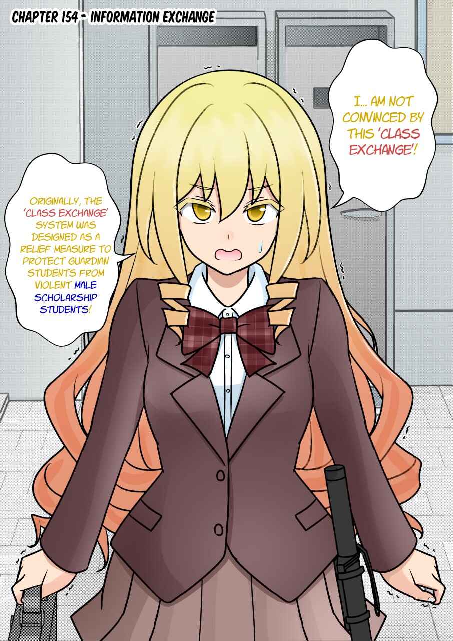 Danjo-hi 1:39 no Heikou Sekai wa Omoi no Hoka Futsuu (Fan Colored) Chapter 154 - Page 1
