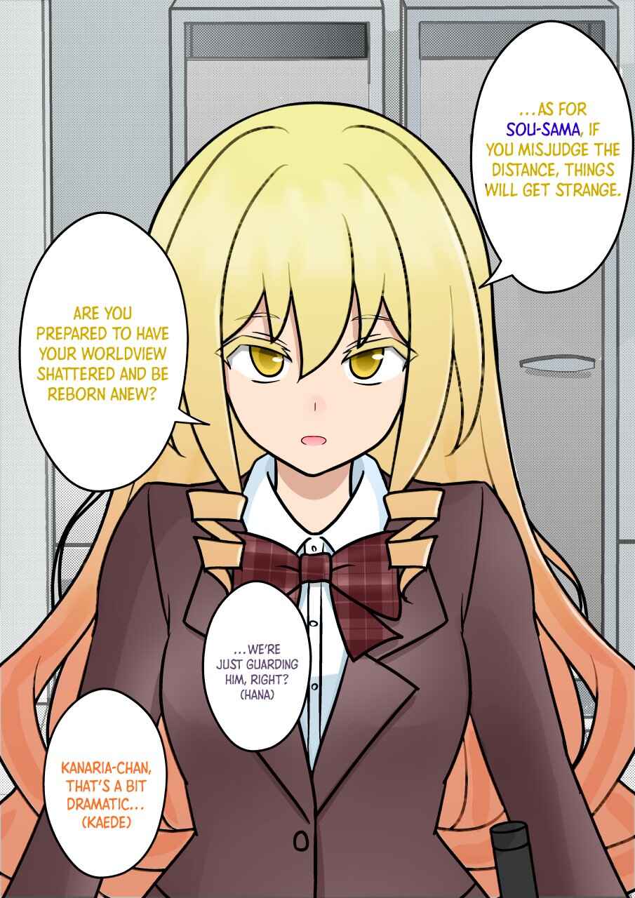 Danjo-hi 1:39 no Heikou Sekai wa Omoi no Hoka Futsuu (Fan Colored) Chapter 154 - Page 5