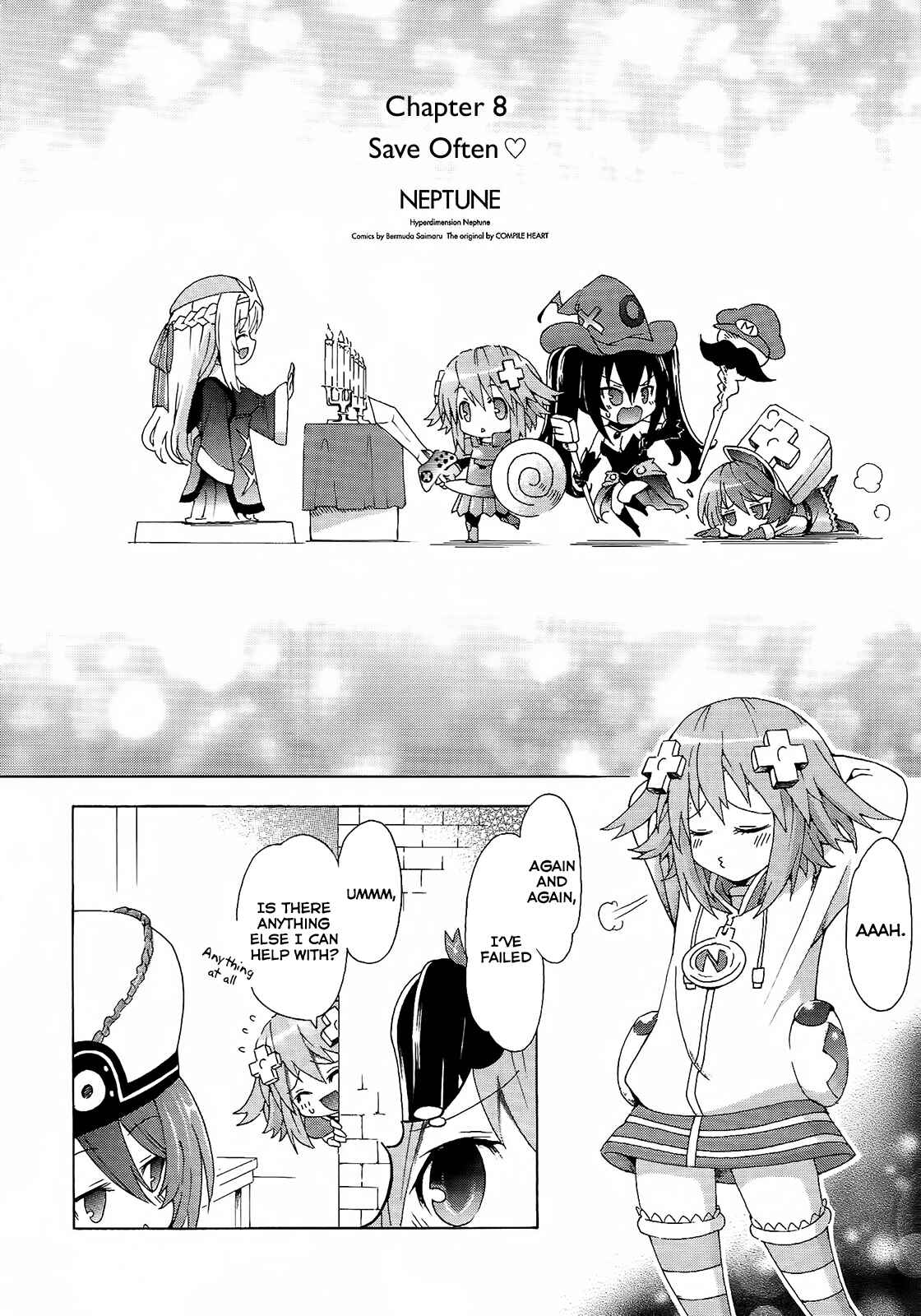 Choujigen Game Neptune - Megami Tsuushin Chapter 8 - Page 2