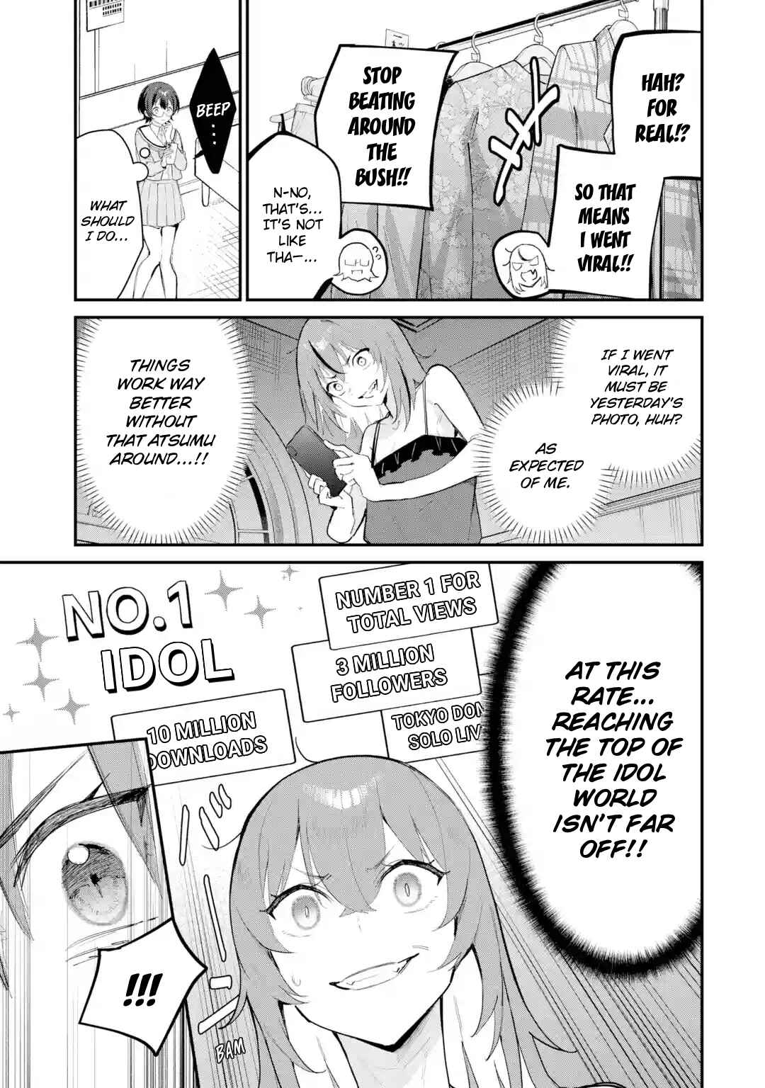 Urakata de Support Shiteta Geinou Ikka wo Tsuihou Sareta Boku wa, Futsuu no Seishun wo Ouka Shitai Chapter 15 - Page 5