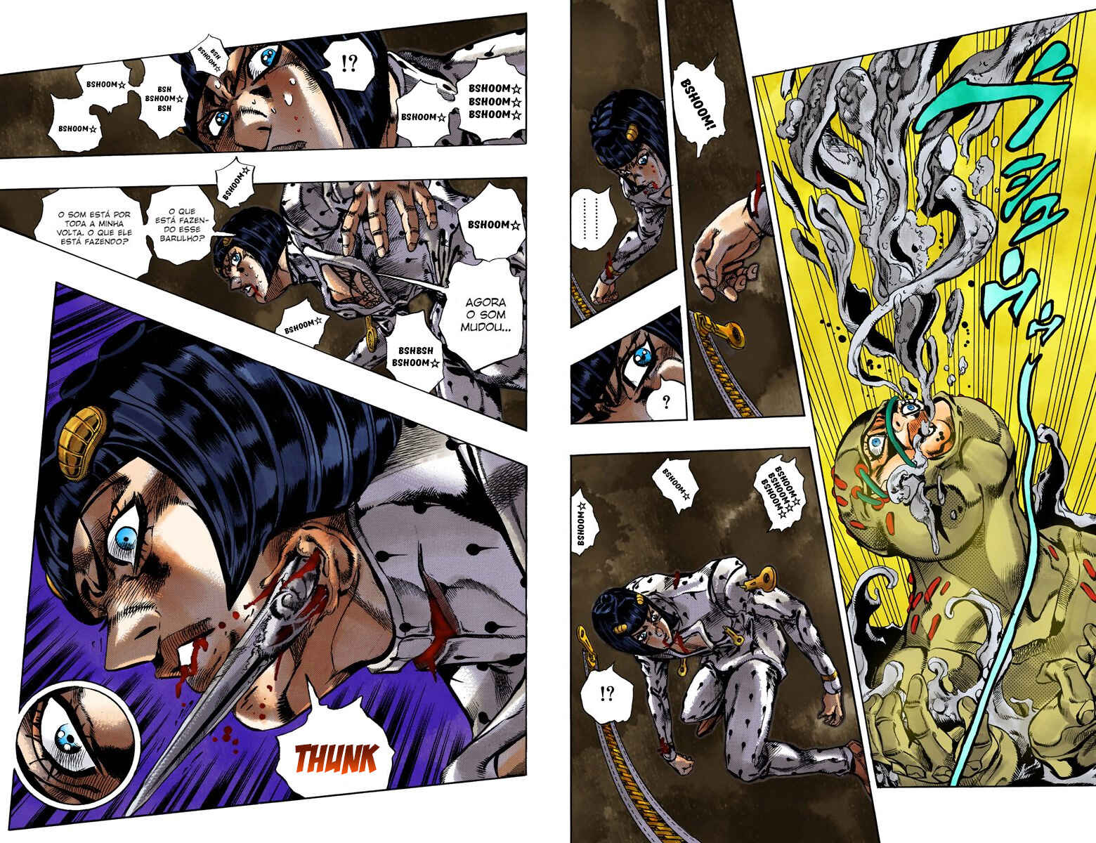 JoJo no Kimyou na Bouken: Part 5 - Ougon no Kaze Color-ban Chapter 126 - Page 7