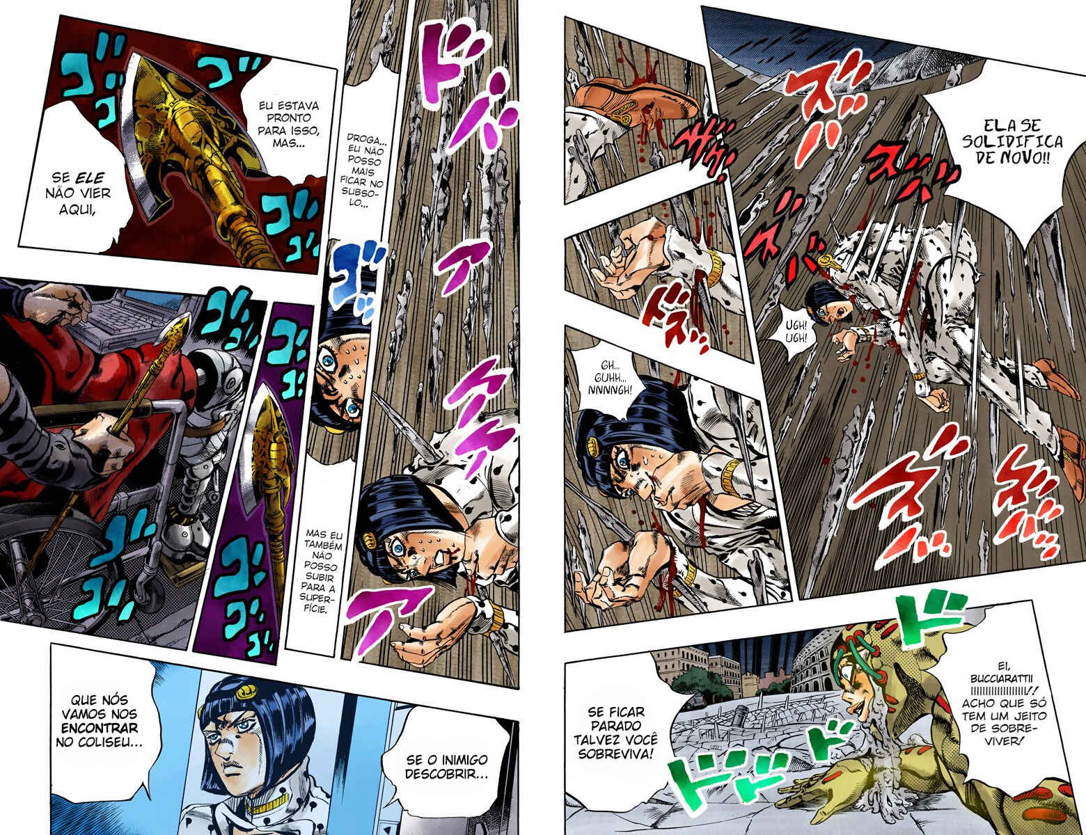 JoJo no Kimyou na Bouken: Part 5 - Ougon no Kaze Color-ban Chapter 126 - Page 9