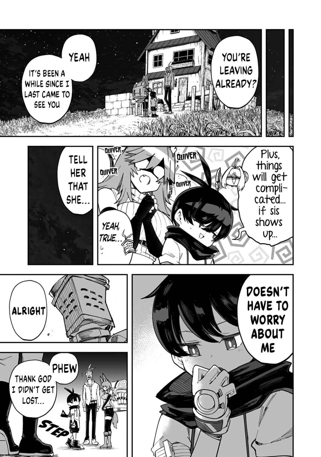 Shiboritoranaide, Onna Shounin-san!! Chapter 38.2 - Page 9