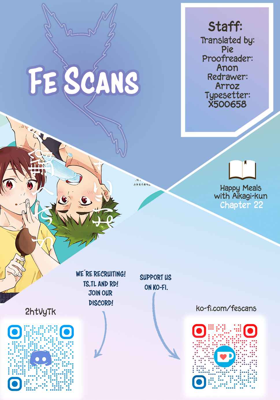 Aikagi-kun to Shiawase Gohan Chapter 22 - Page 1