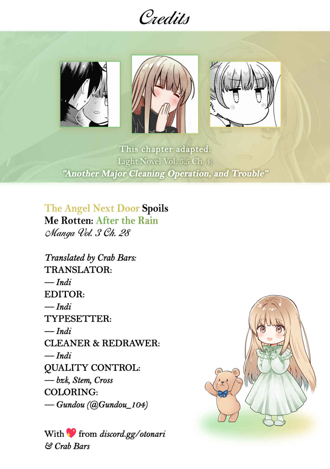 Otonari no Tenshi-sama ni Itsunomanika Dame Ningen ni Sareteita Ken: after the rain Chapter 28 - Page 16