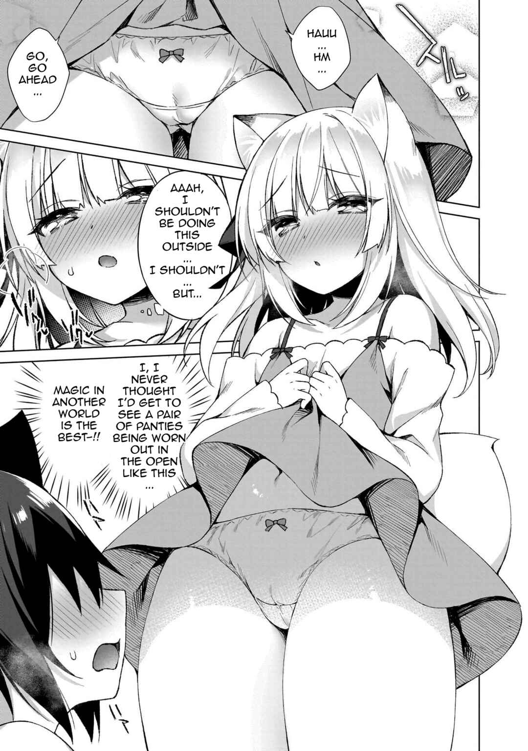 Boku no Risou no Isekai Seikatsu - Tensei shitara Kemomimi Musume darake no Sekai de Harem ni Chapter 4 - Page 9