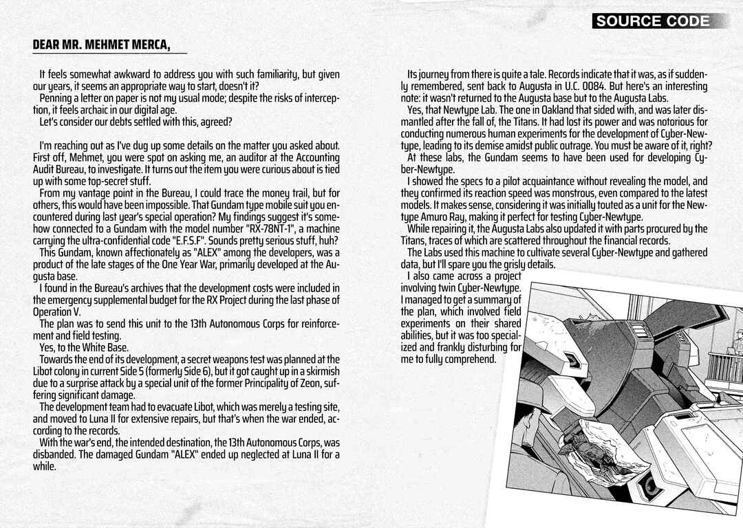 Kidou Senshi Gundam Twilight Axis Chapter 4.5 - Page 1