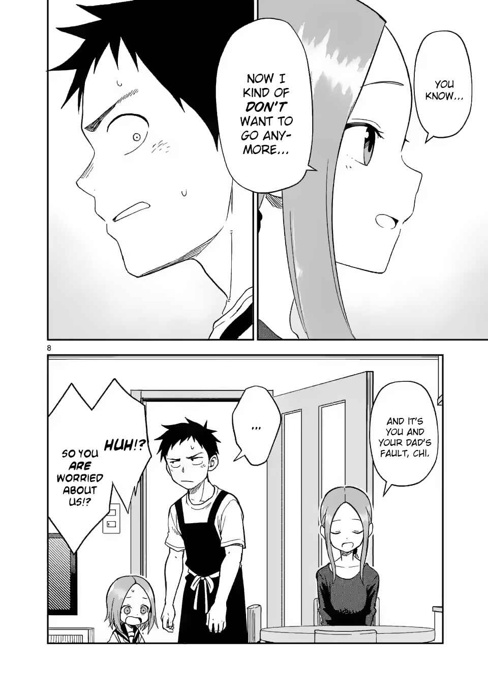 Karakai Jouzu no (Moto) Takagi-san Chapter 158 - Page 8