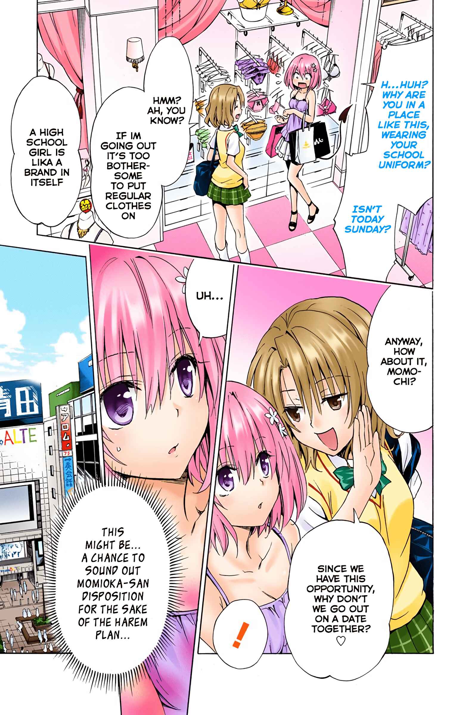 To Love Ru Darkness (Official Colored) Chapter 40.5 - Page 4
