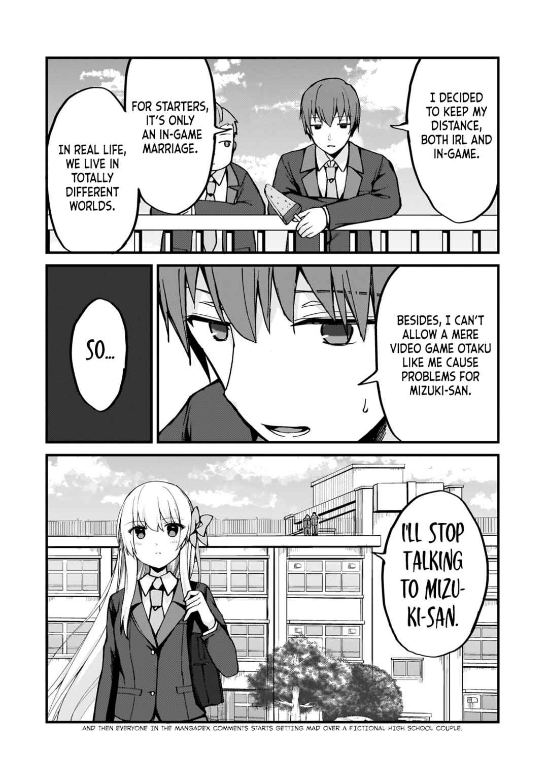 Netoge no Yome ga Ninki Idol datta: Cool kei no Kanojo wa Genjitsu demo Yome no Tsumori de Iru Chapter 5 - Page 4