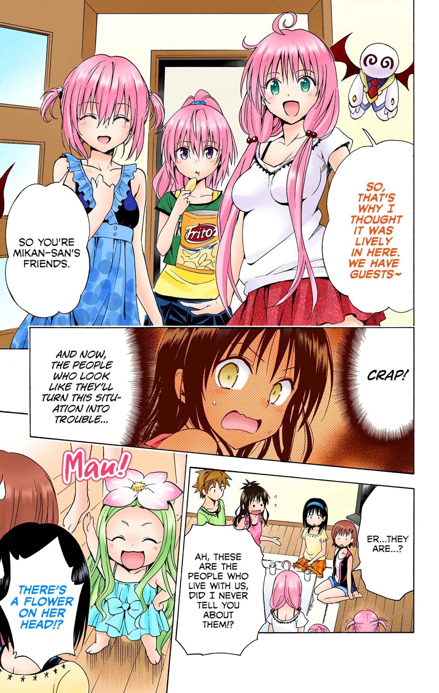 To Love Ru Darkness (Official Colored) Chapter 36.1 - Page 12