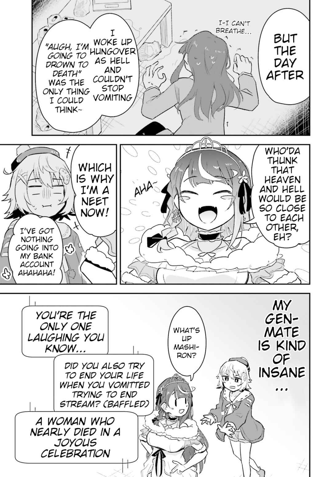 VTuber nandaga Haishin Kiri Wasuretara Densetsu ni Natteta Chapter 4 - Page 11