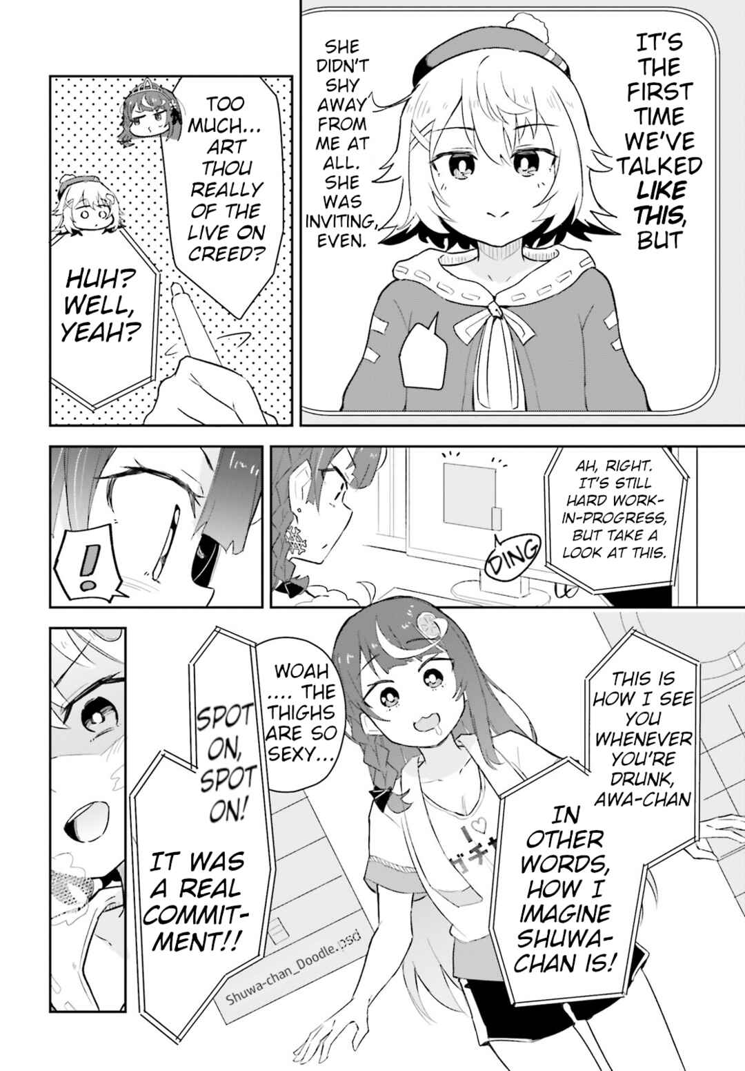 VTuber nandaga Haishin Kiri Wasuretara Densetsu ni Natteta Chapter 4 - Page 24