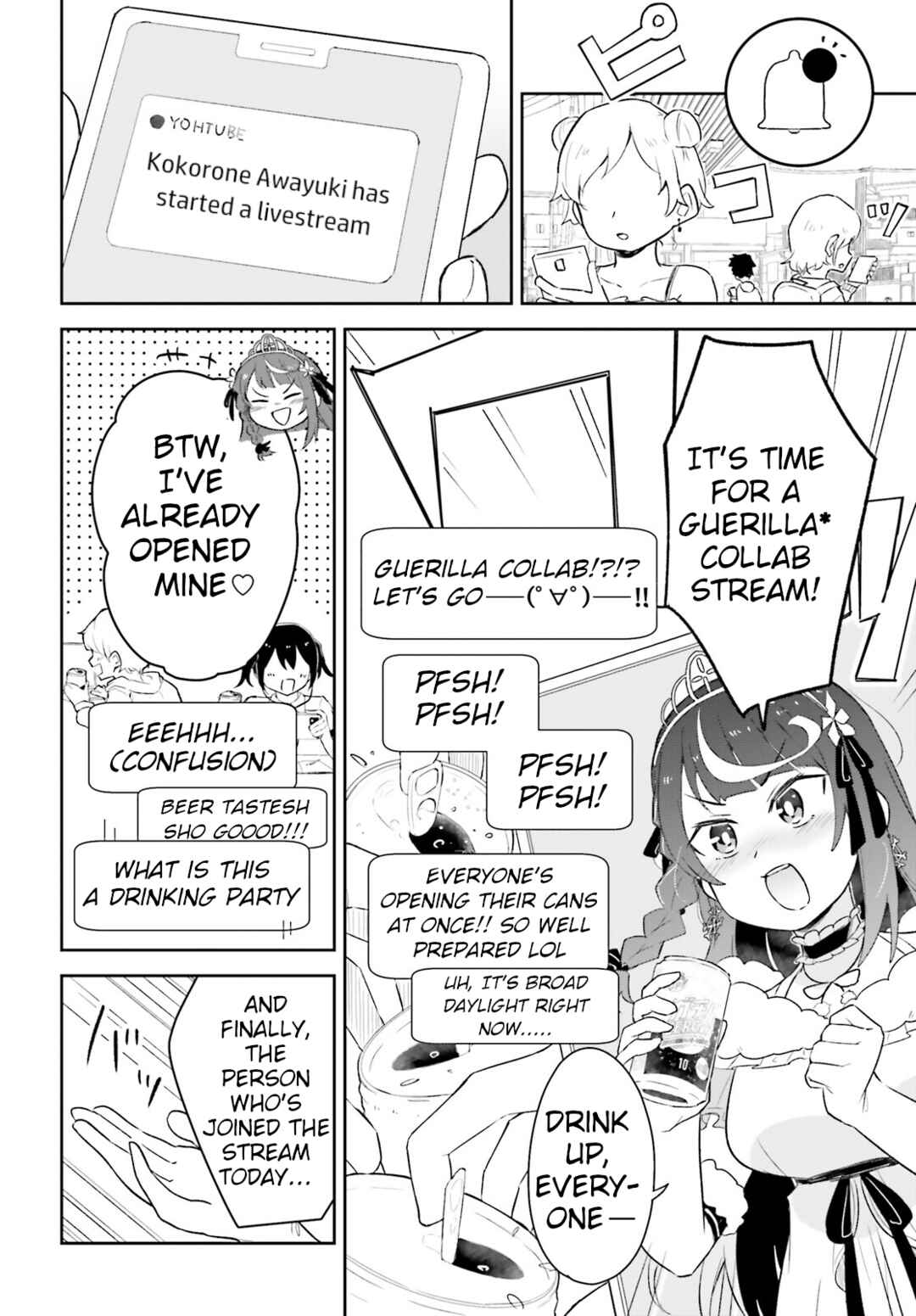 VTuber nandaga Haishin Kiri Wasuretara Densetsu ni Natteta Chapter 4 - Page 4