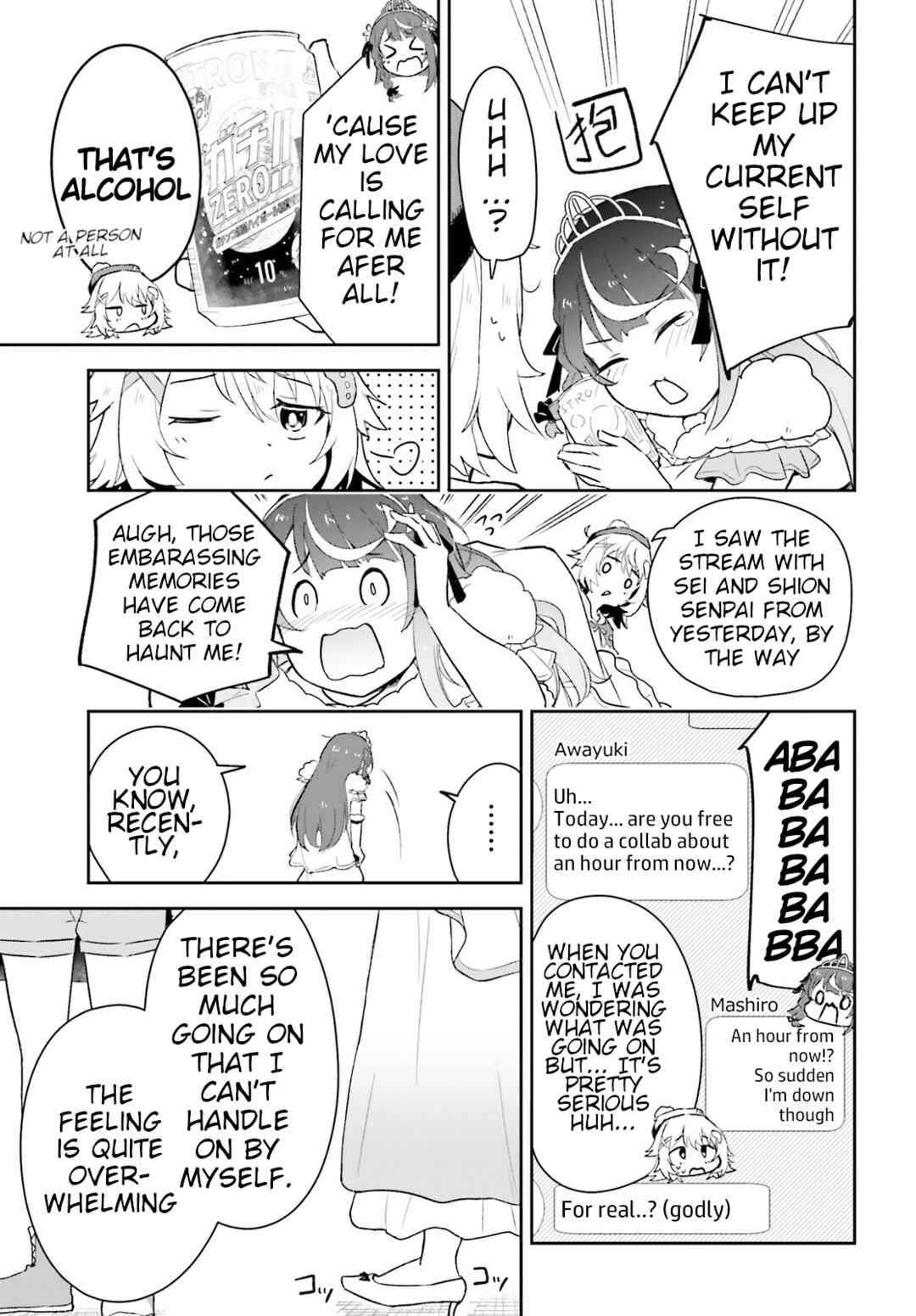 VTuber nandaga Haishin Kiri Wasuretara Densetsu ni Natteta Chapter 4 - Page 7