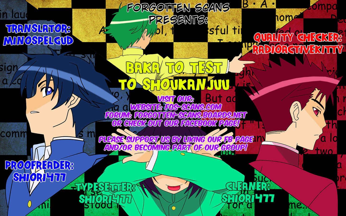 Baka to Test to Shoukanjuu Chapter 28 - Page 1