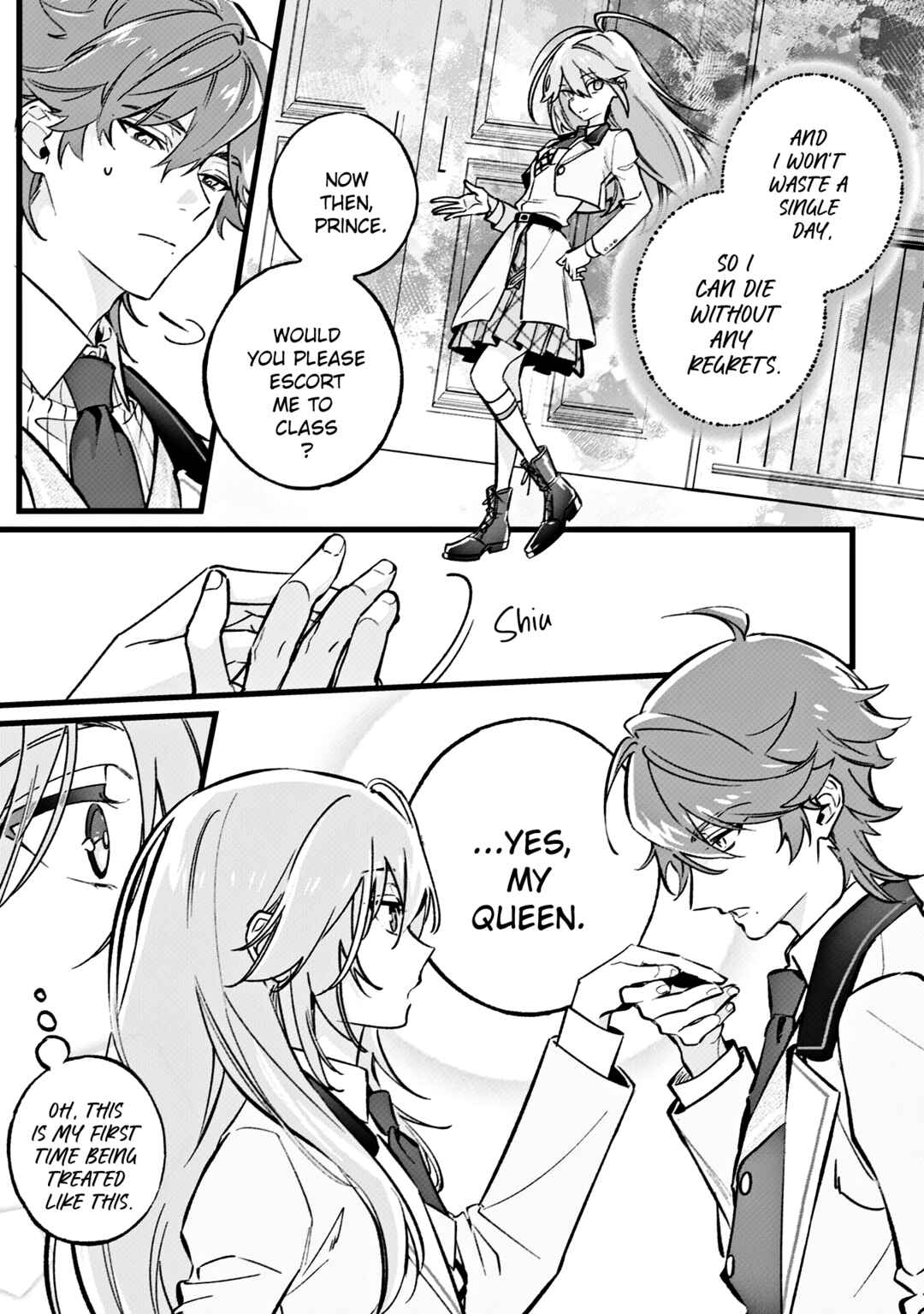 Do-teihen Reijou ni Hyoui Shita 800-nenmae no Akujo wa Hissori Seishun o Tanoshindeiru. Chapter 1 - Page 34