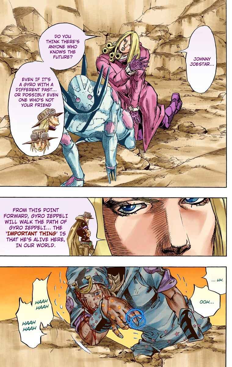 JoJo no Kimyou na Bouken: Part 7 - Steel Ball Run Color-ban Chapter 88 - Page 12