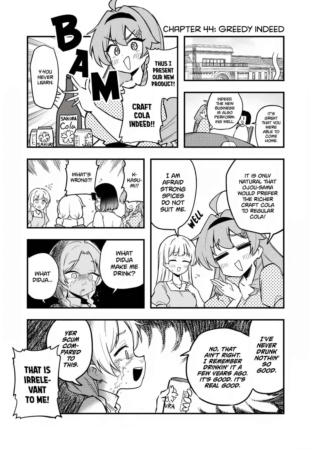 Bakushin Ojou-sama Dou! Chapter 44 - Page 1
