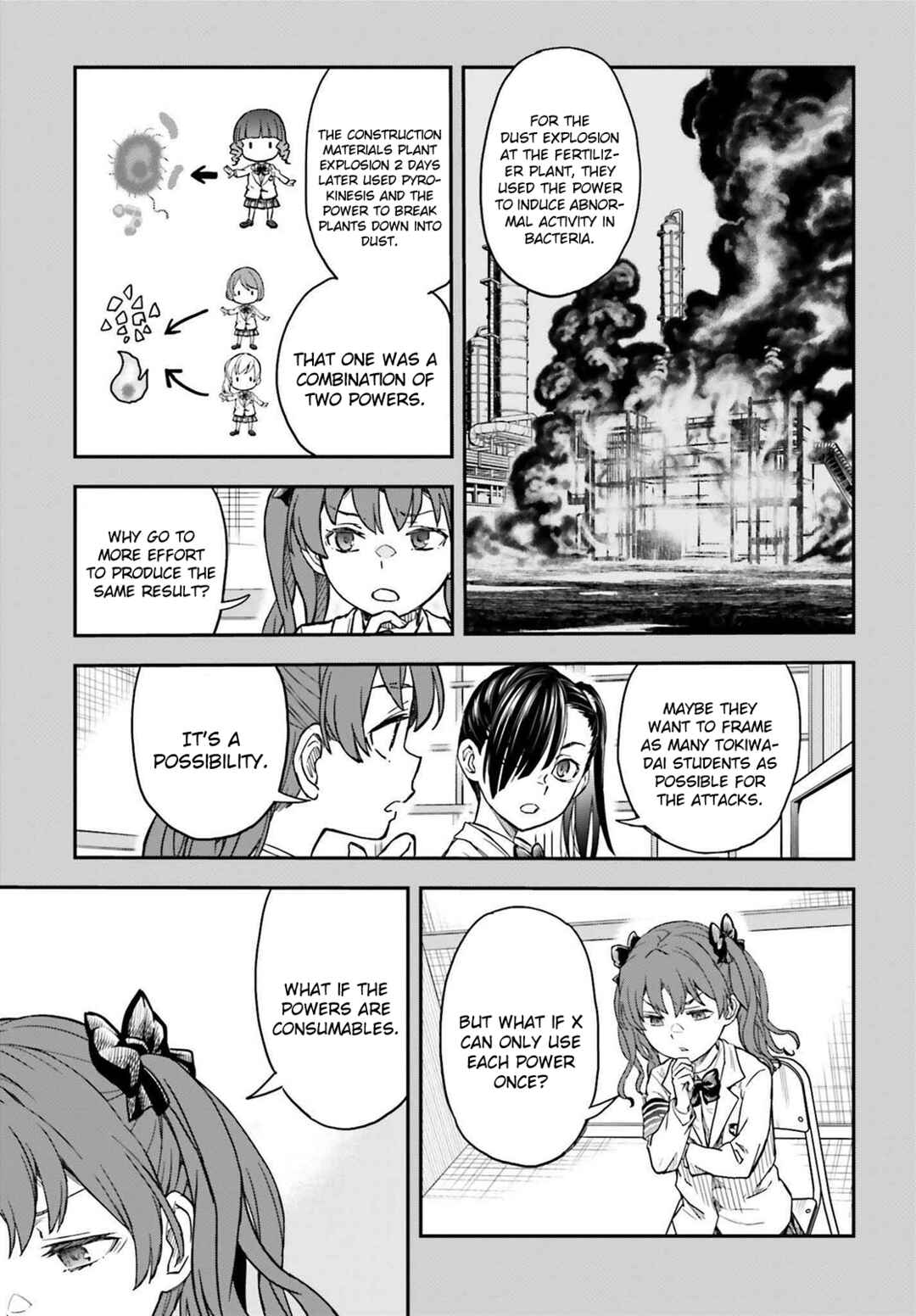 Toaru Majutsu no Index Gaiden: Toaru Kagaku no Railgun Chapter 159 - Page 15