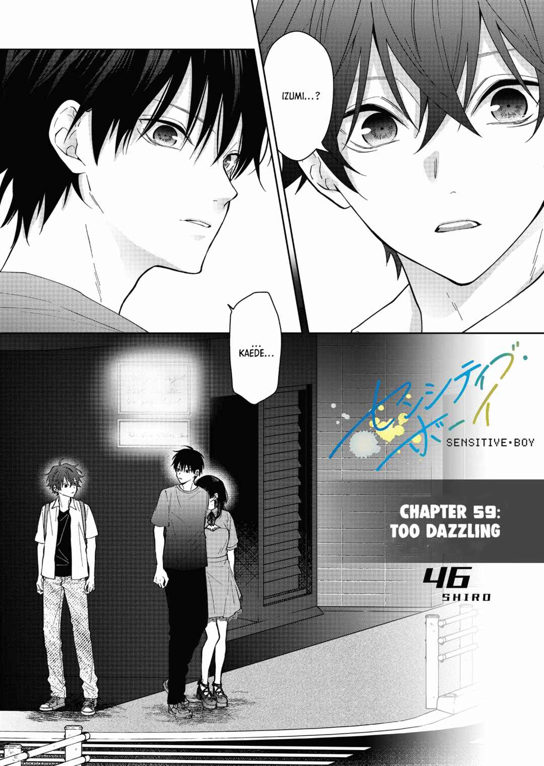 Sensitive Boy Chapter 59 - Page 1