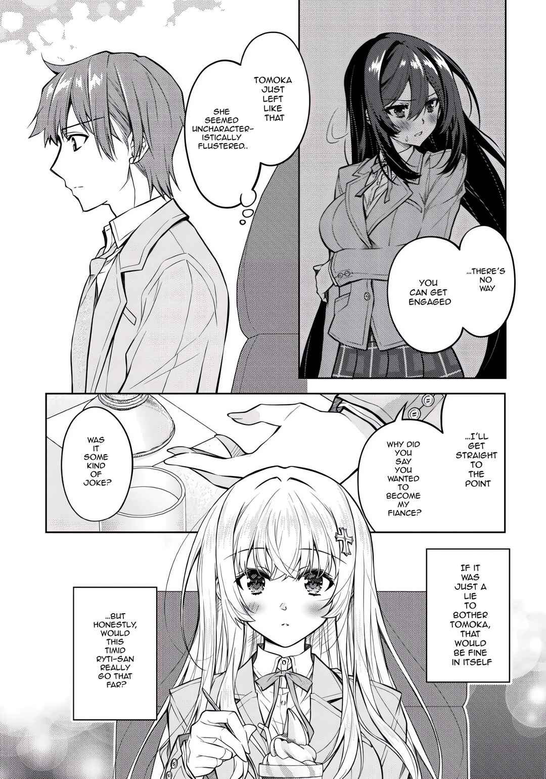 Tsundere Hokuou Bishoujo no Classmate ga, Kon'yakusha ni natta Totan ni Dere Ippentou ni Natteshimatta Ken ni tsuite Chapter 2 - Page 7