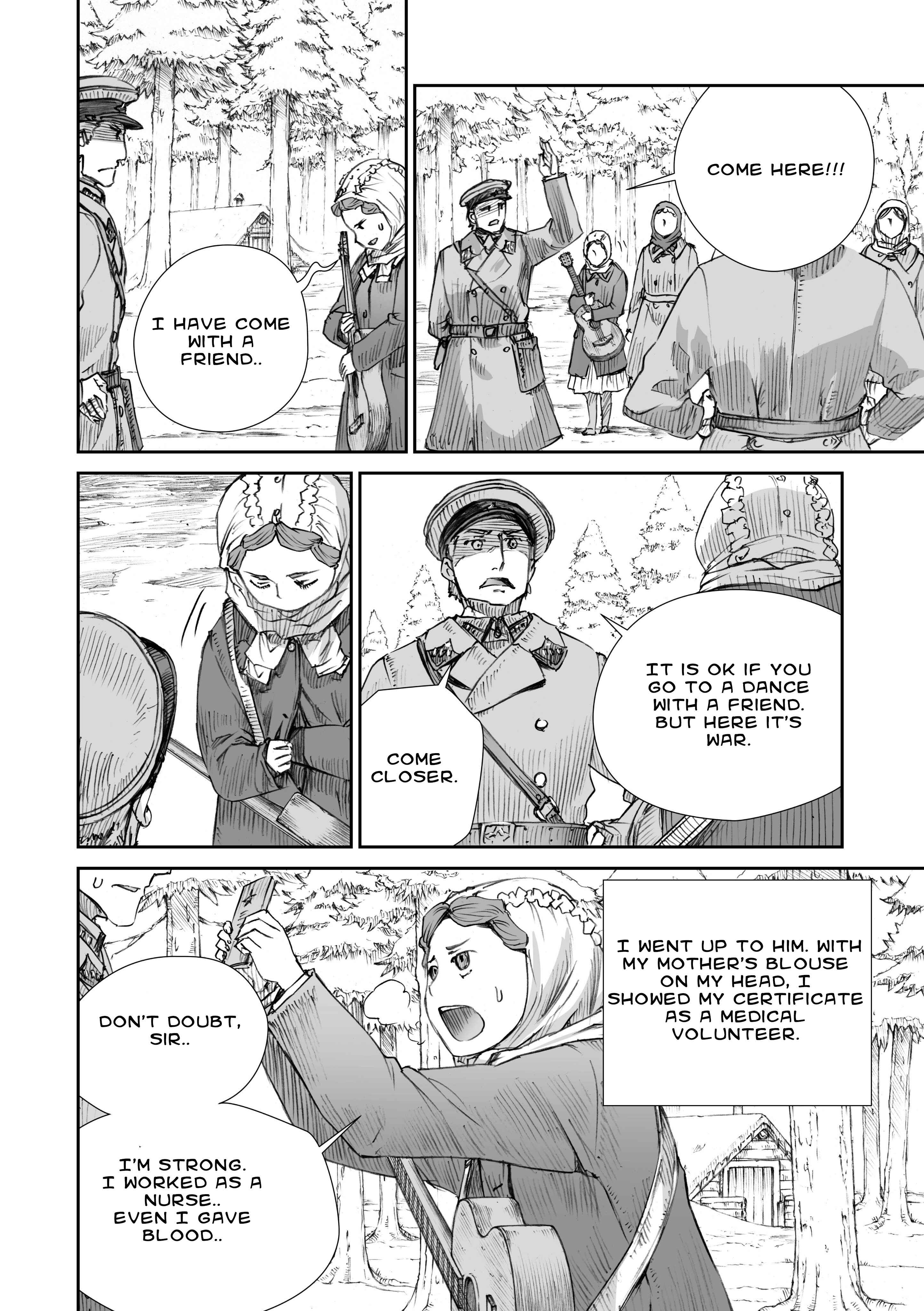 Sensou wa Onna no Kao wo Shiteinai Chapter 11 - Page 22