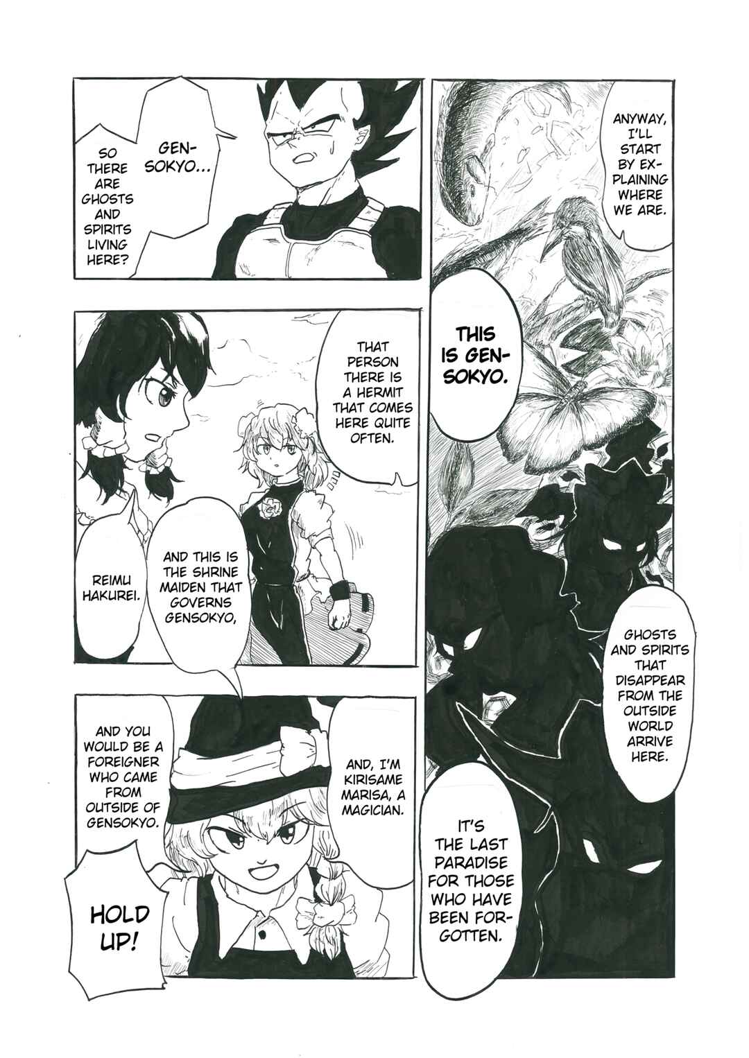 Touhou & Dragon Ball - EAST VEGETA (Doujinshi) Chapter 1 - Page 4