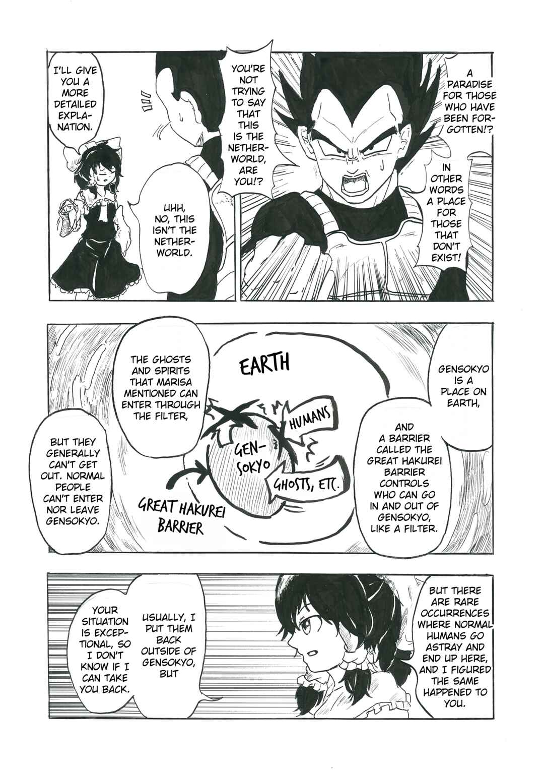 Touhou & Dragon Ball - EAST VEGETA (Doujinshi) Chapter 1 - Page 5