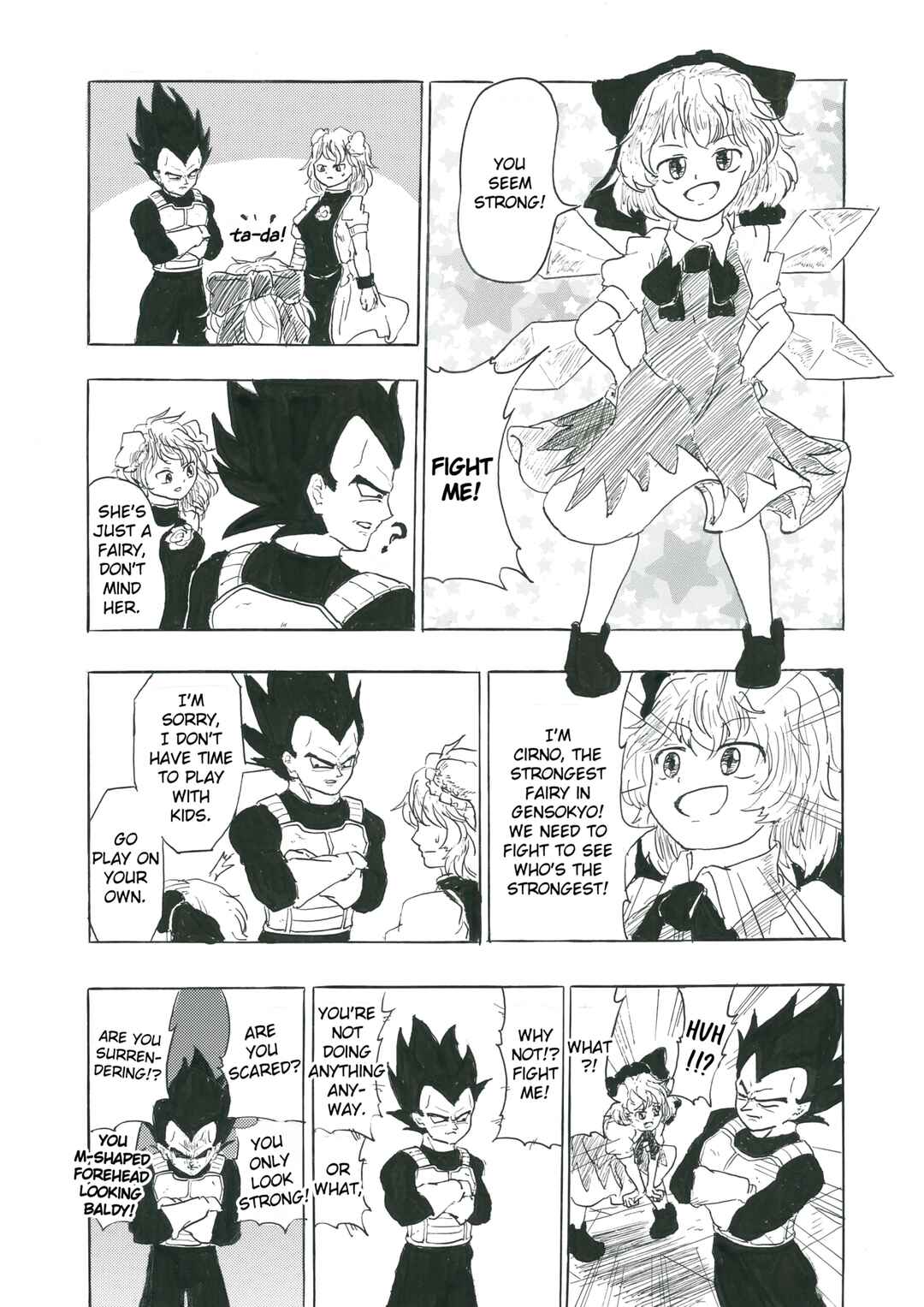 Touhou & Dragon Ball - EAST VEGETA (Doujinshi) Chapter 1 - Page 7