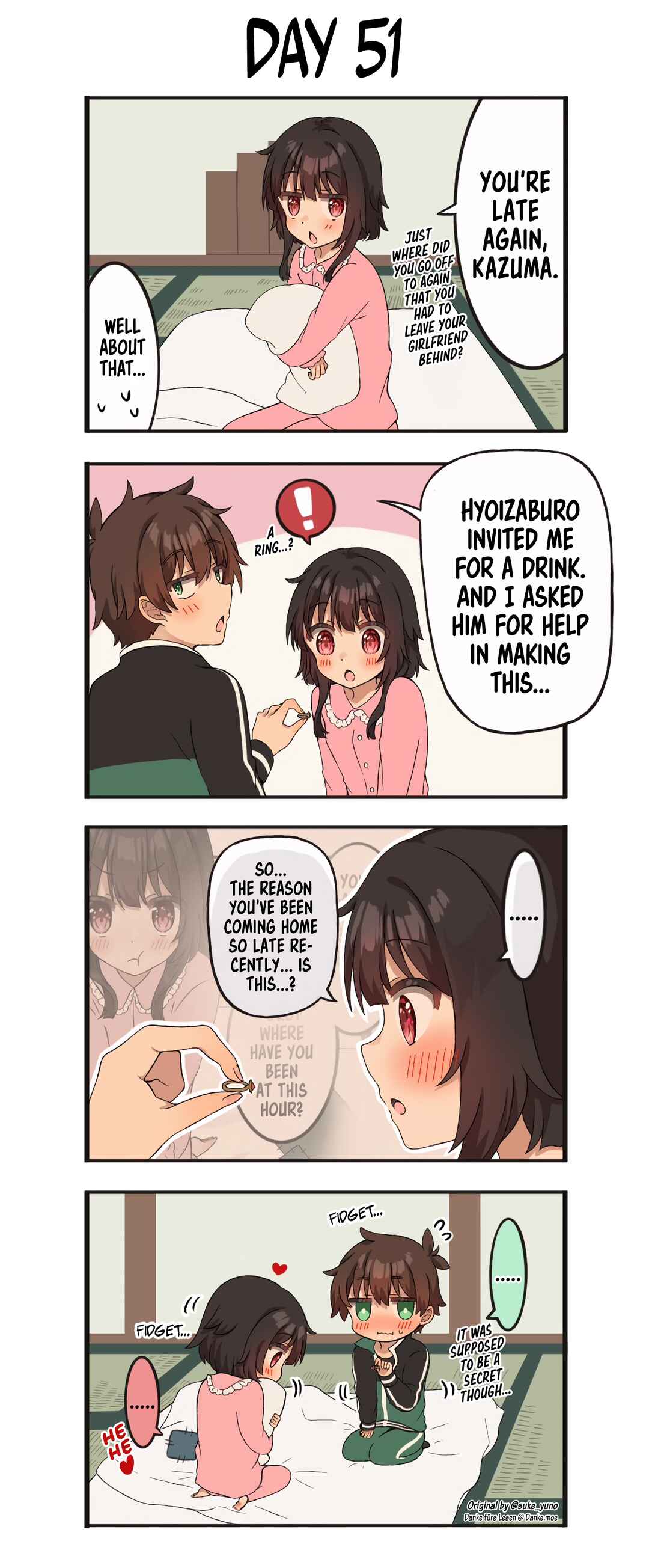 Kono Subarashii Sekai ni Shukufuku wo! - A Day of KazuMegu (Doujinshi) Chapter 51 - Page 1