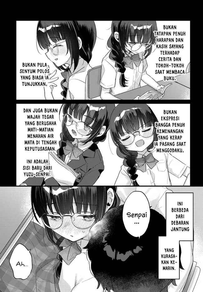 Chiisakute Kawaii Bungeibu no Chiteki na Senpai o, Hiza no Ue ni Nosetara Mainichi Suwattekuru you ni natta Chapter 3.2 - Page 1