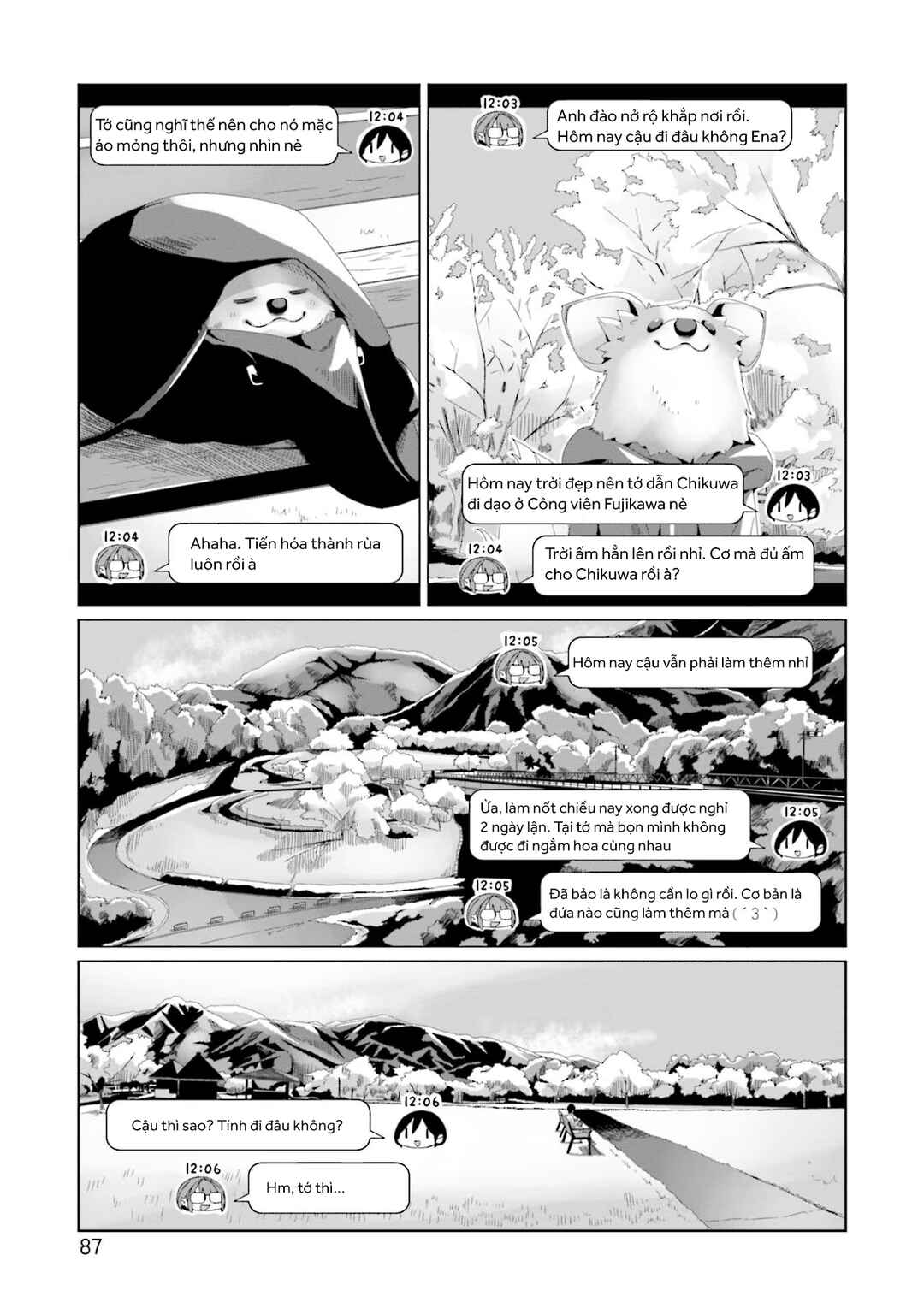 Yuru Camp△ Chapter 73 - Page 10